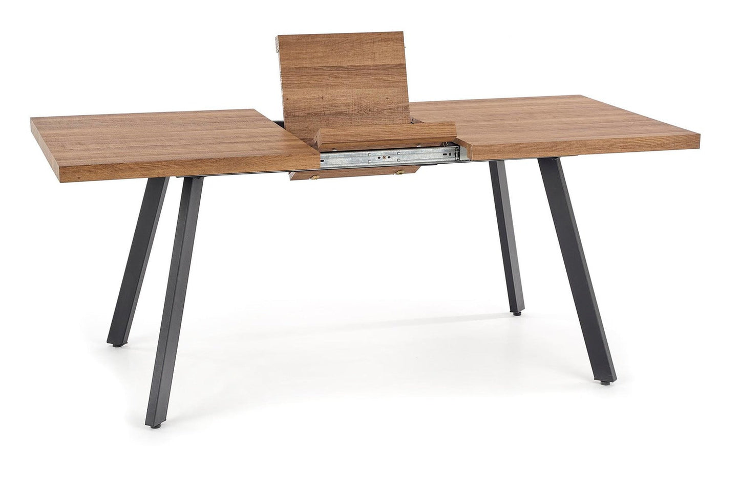 BL palīdzama galda augsme - valriksks, rāmis - melns 140÷180/85/76 cm