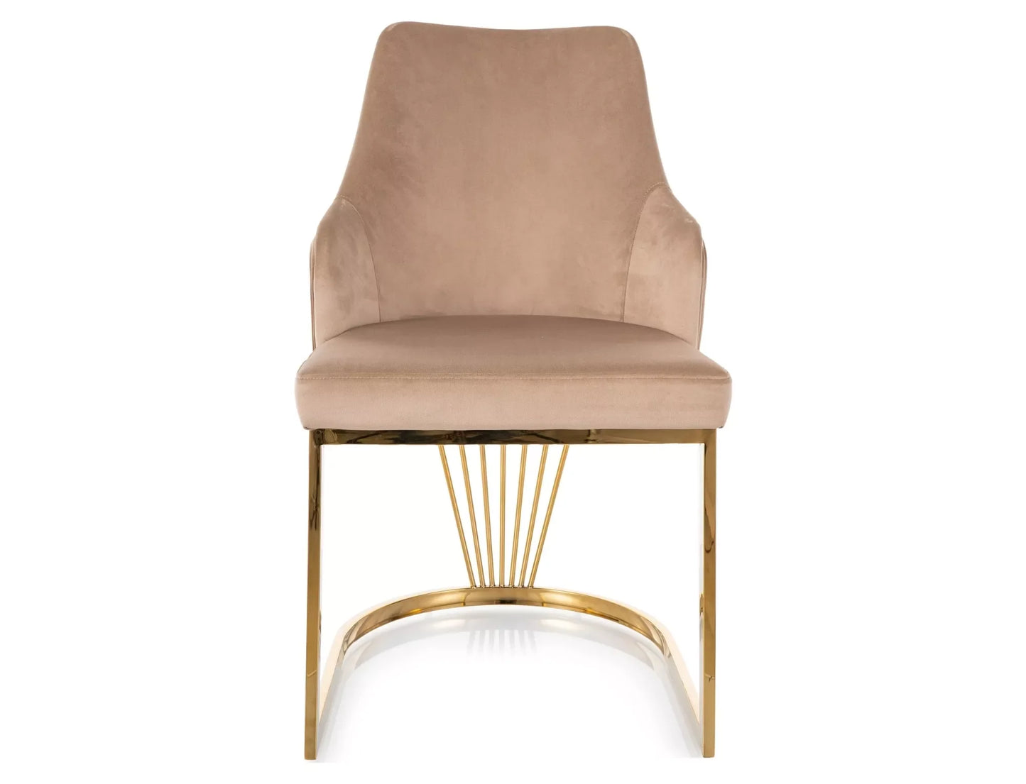 Krēsls Alurd 89/52/48 cm bēšs/zelts - N1 Home